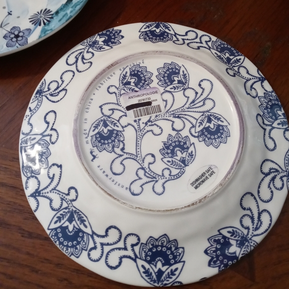 Anthropologie By Transferware 3 dessert 🍎Plates,Size 6.5" Art Plates,Nice Gift. - Picture 6 of 11